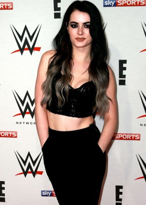 Paige - WWE Preshow Party at the O2 Arena in London