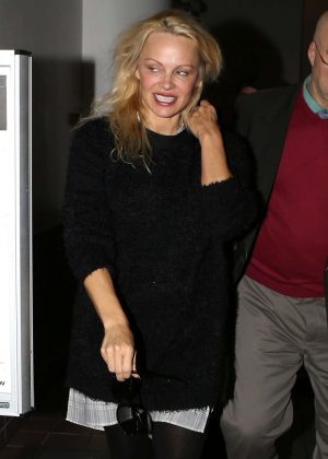 Pamela Anderson at LAX Airport in LA