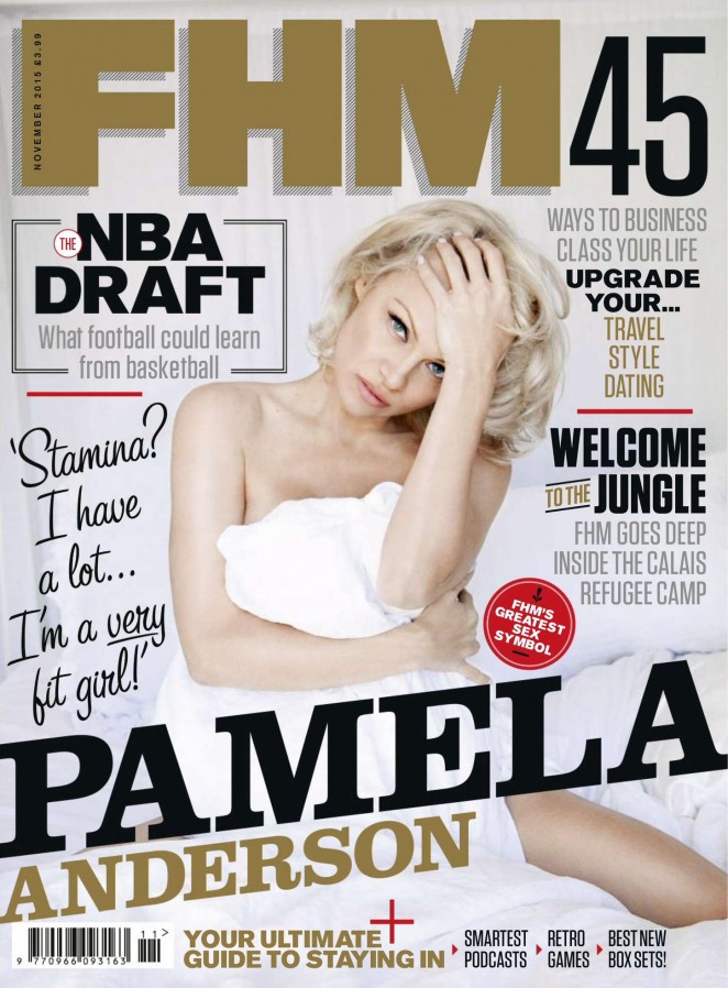 Pamela Anderson - FHM UK Magazine (November 2015)