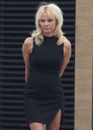 Pamela Anderson Leaving Nobu in Malibu