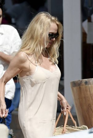 Pamela Anderson - Pictured on St Barths vacation