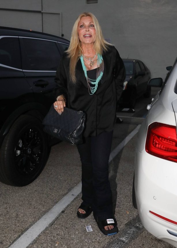 Pamela Bach - Photographed going to Keanu Reeves' Dogstar concert in Hermosa Beach