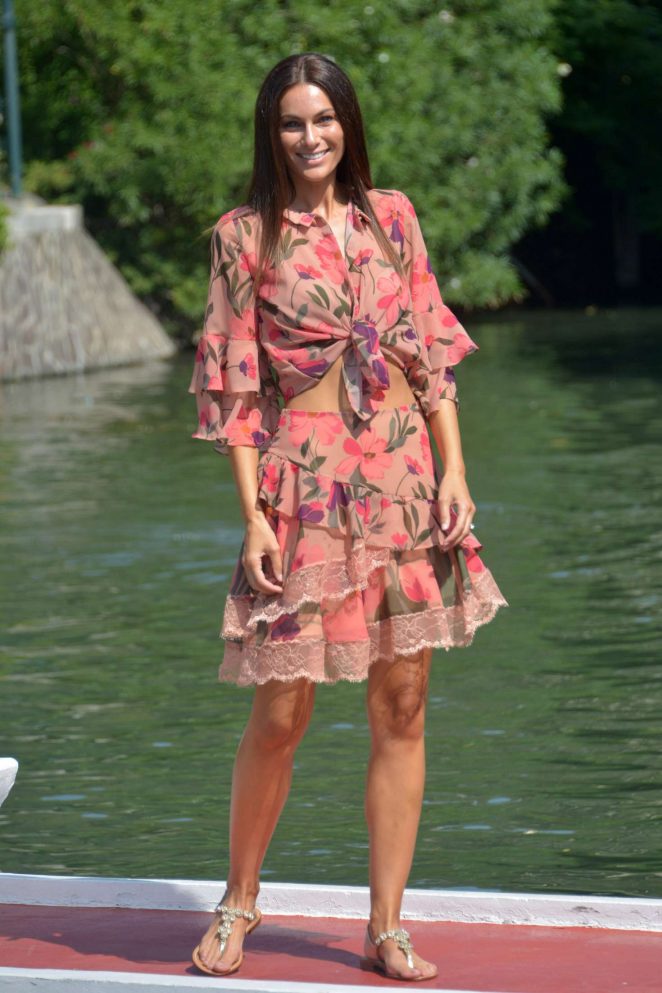 Paola Turani at 75th Venice Film Festival in Venice