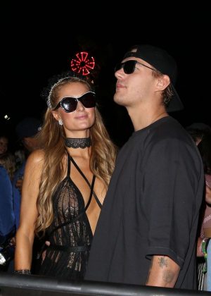 Paris Hilton and Chris Zylka - 2017 Coachella Music Festival in Indio