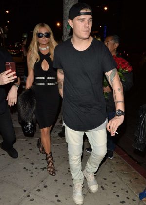 Paris Hilton and Chris Zylka at Lana Del Rey's birthday party in LA