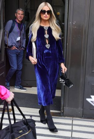 Paris Hilton - Arriving at BBC Studios in London