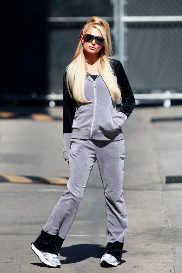 Paris Hilton - Arriving at Jimmy Kimmel Live in Hollywood