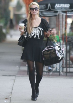 Paris Hilton at Alfred Coffee & Kitchen in West Hollywood