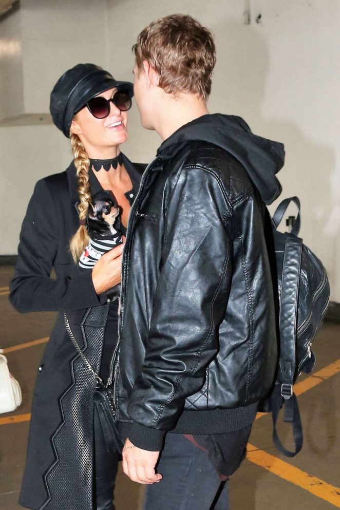 Paris Hilton at LAX Airport in LA