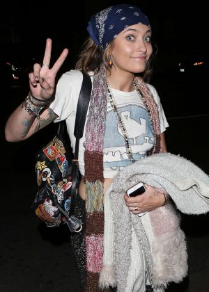 Paris Jackson - Arrives at 'On the Rox' in West Hollywood