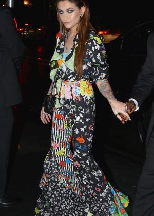 Paris Jackson - Arrives at the Versace Fashion Show in New York