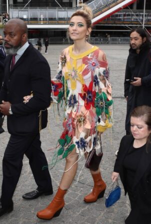 Paris Jackson - Departing the Stella McCartney show during Fashion Week in Paris