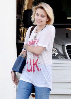 Paris Jackson in Jeans out in Los Angeles