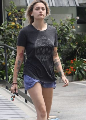 Paris Jackson in Shorts Out in Los Angeles