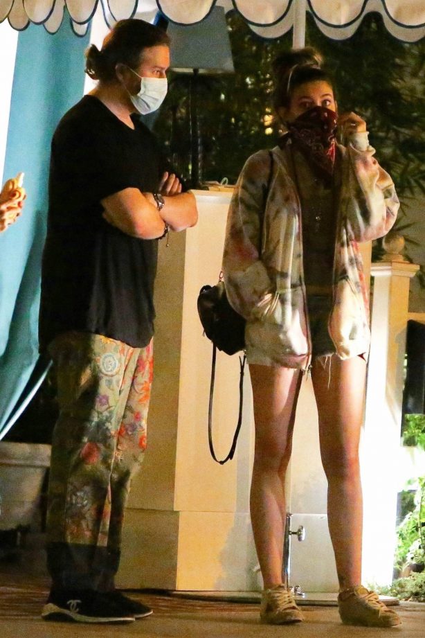 Paris Jackson - leaves dinner at San Vicente Bungalow in West Hollywood