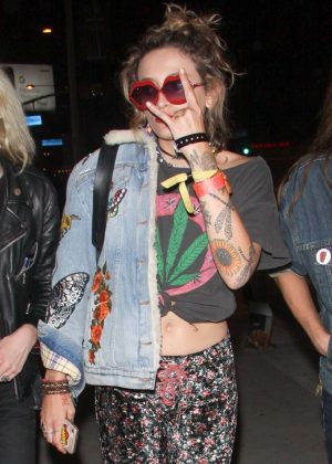 Paris Jackson - Leaving the Cheech and Chong Show in Hollywood