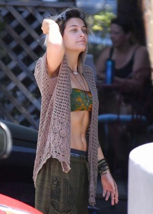 Paris Jackson out for lunch in Hollywood