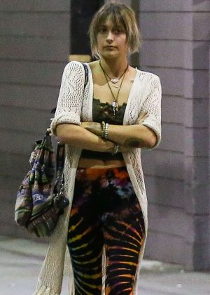 Paris Jackson out in Hollywood
