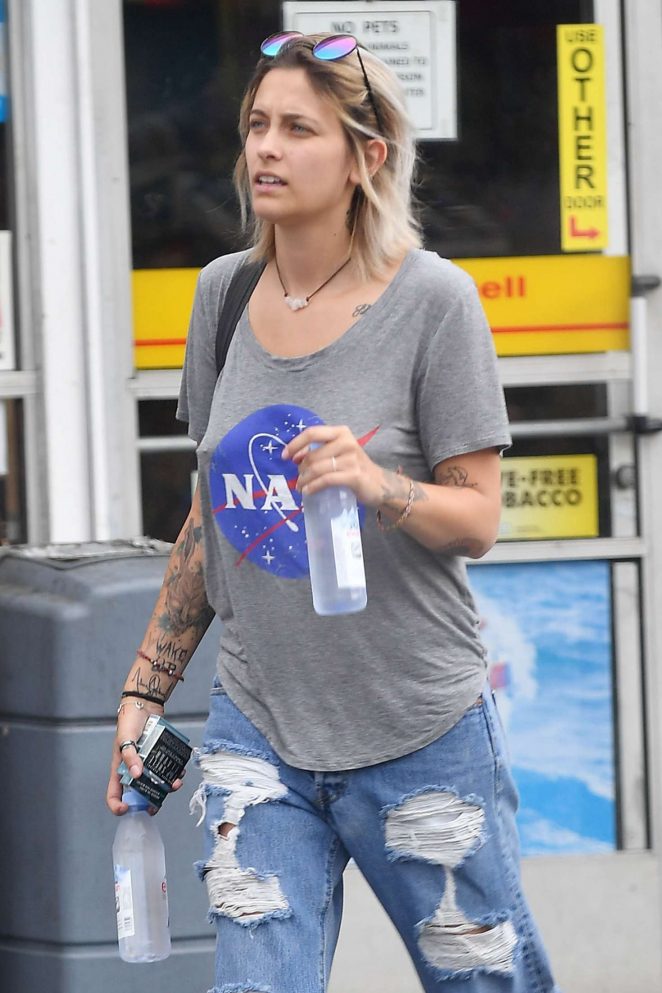 Paris Jackson out in Hollywood