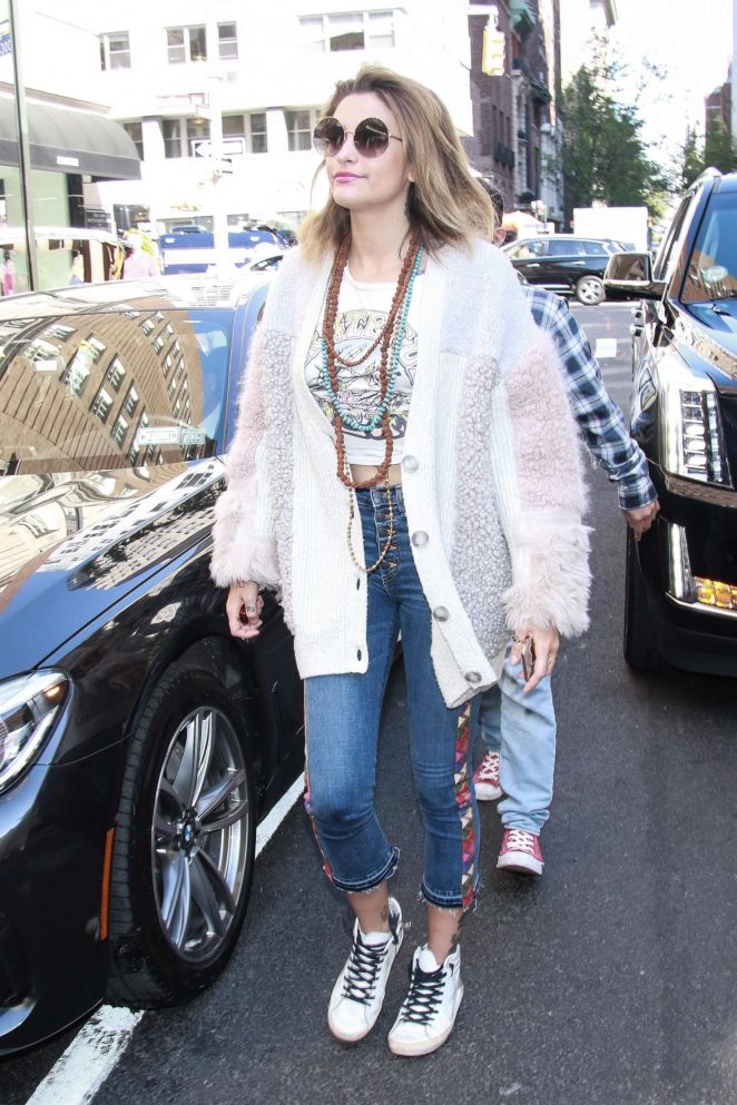 Paris Jackson out in New York