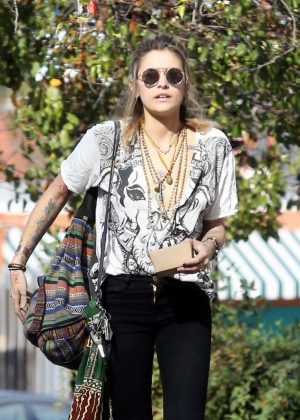 Paris Jackson out in Woodland Hills