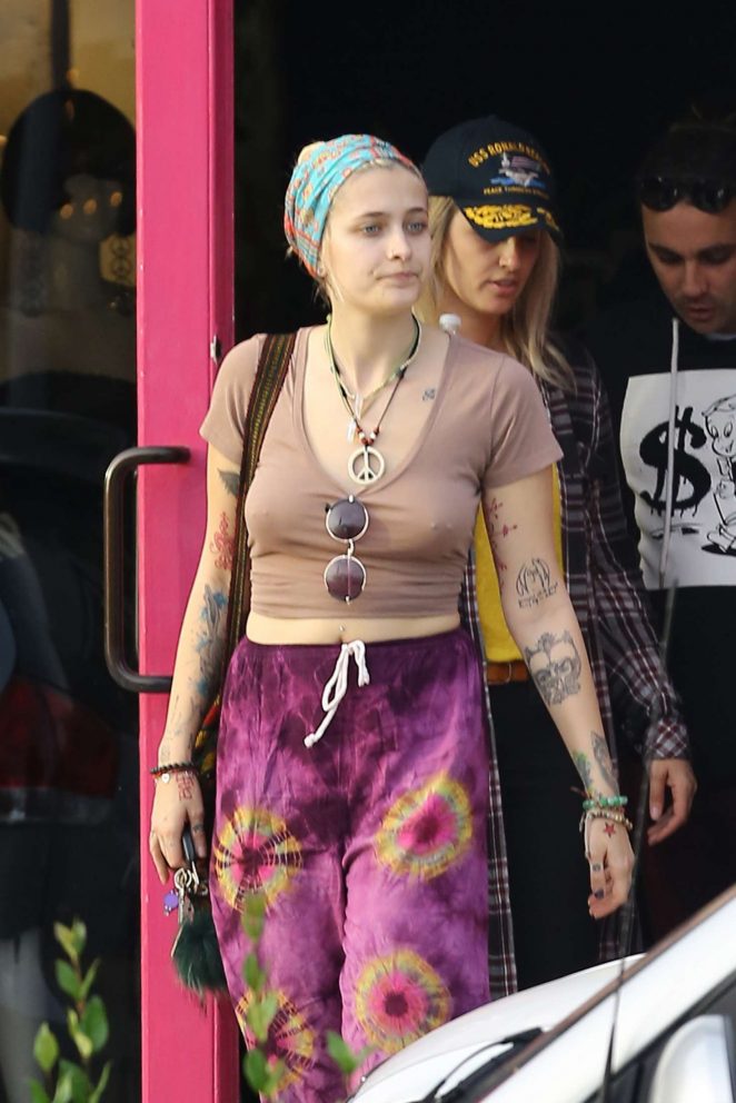 Paris Jackson out shopping in Hollywood