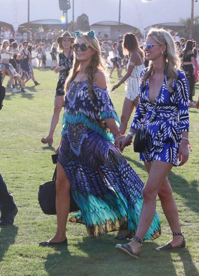 Paris & Nicky Hilton - Coachella Music Festival Day 2 in Indio