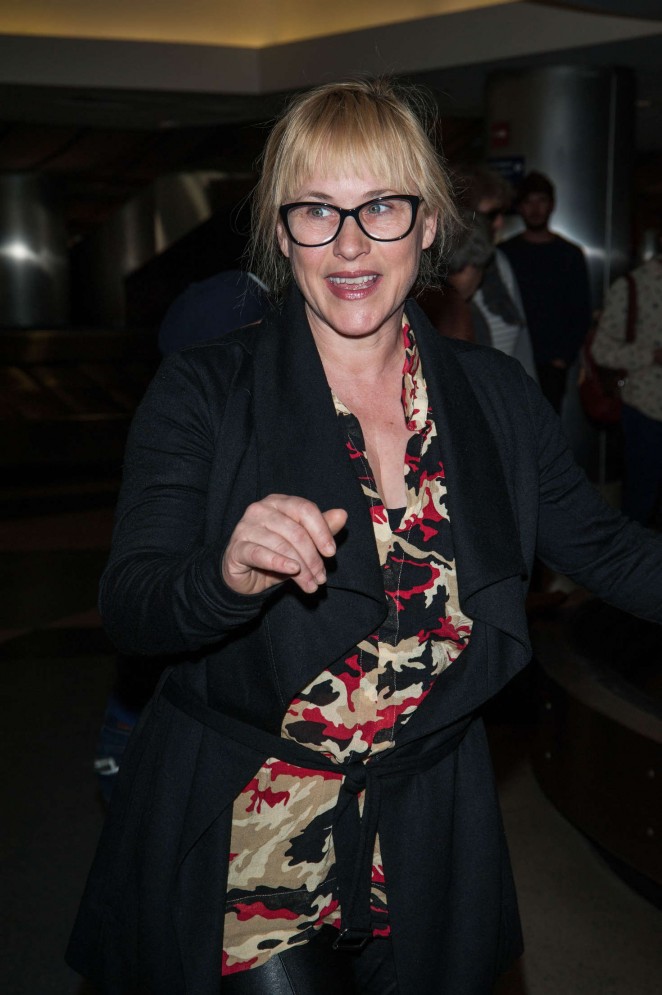 Patricia Arquette at LAX Airport in Los Angeles
