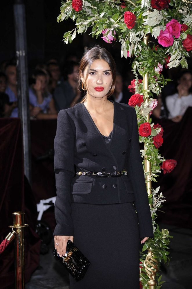 Patricia Manfield - Dolce and Gabbana Show 2017 at Milan Fashion Week in Italy