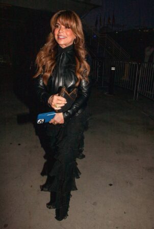 Paula Abdul - Arrives at the Lakers game on Christmas day at the Crypto.com Arena in Los Angeles