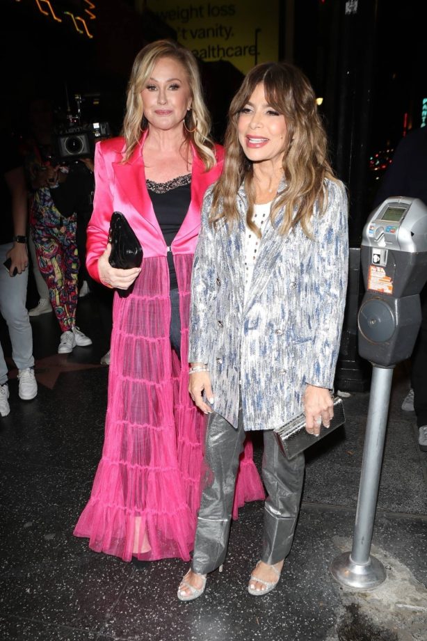 Paula Abdul - With Kathy Hilton Arrive at Paris Hilton's concert in Hollywood