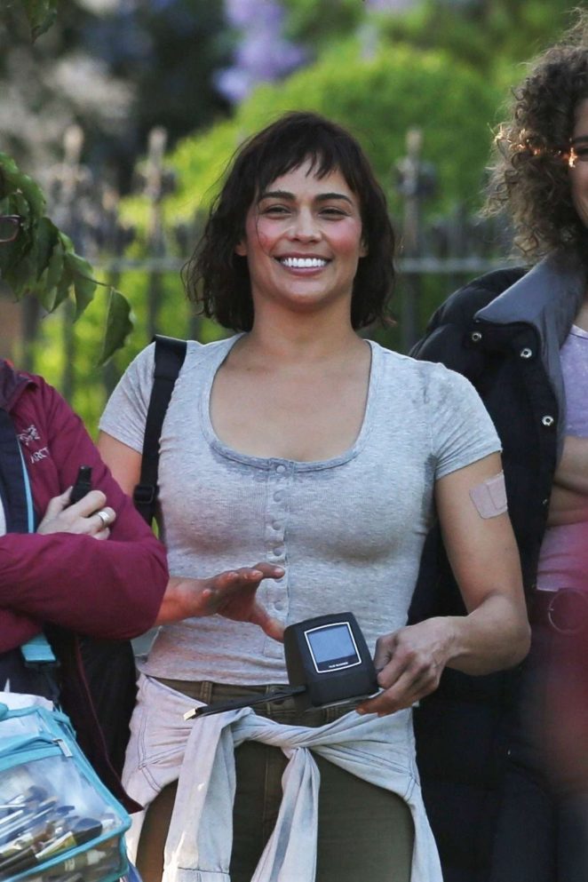 Paula Patton on 'Somwhere Between' set in Vancouver