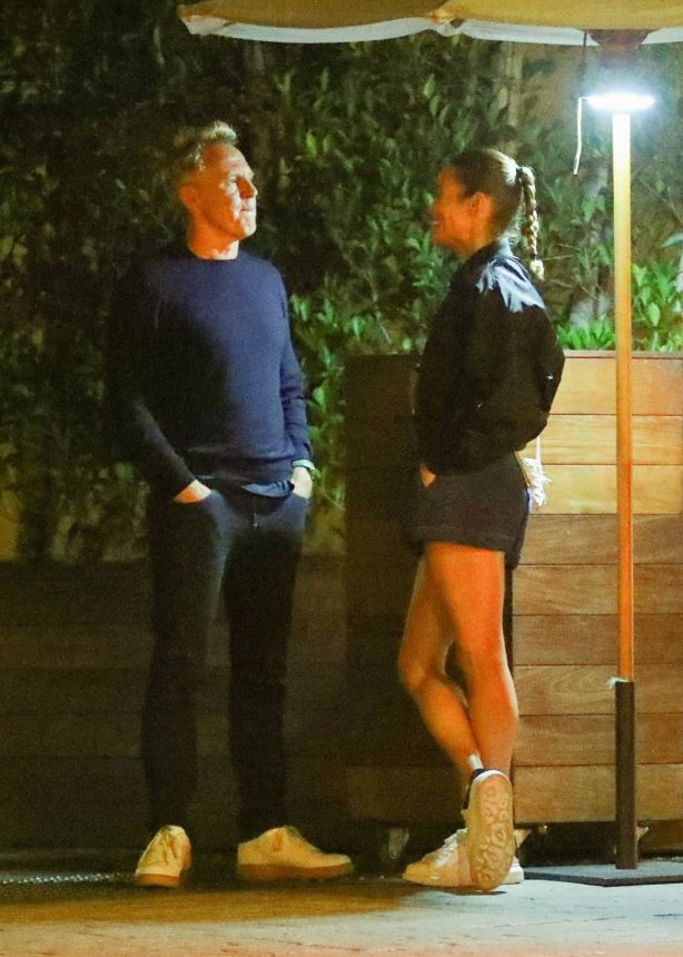 Paula Patton - Seen with her new boyfriend after dinner at Soho House in Malibu