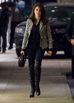 Penelope Cruz - Arrives at Her Hotel in New York City