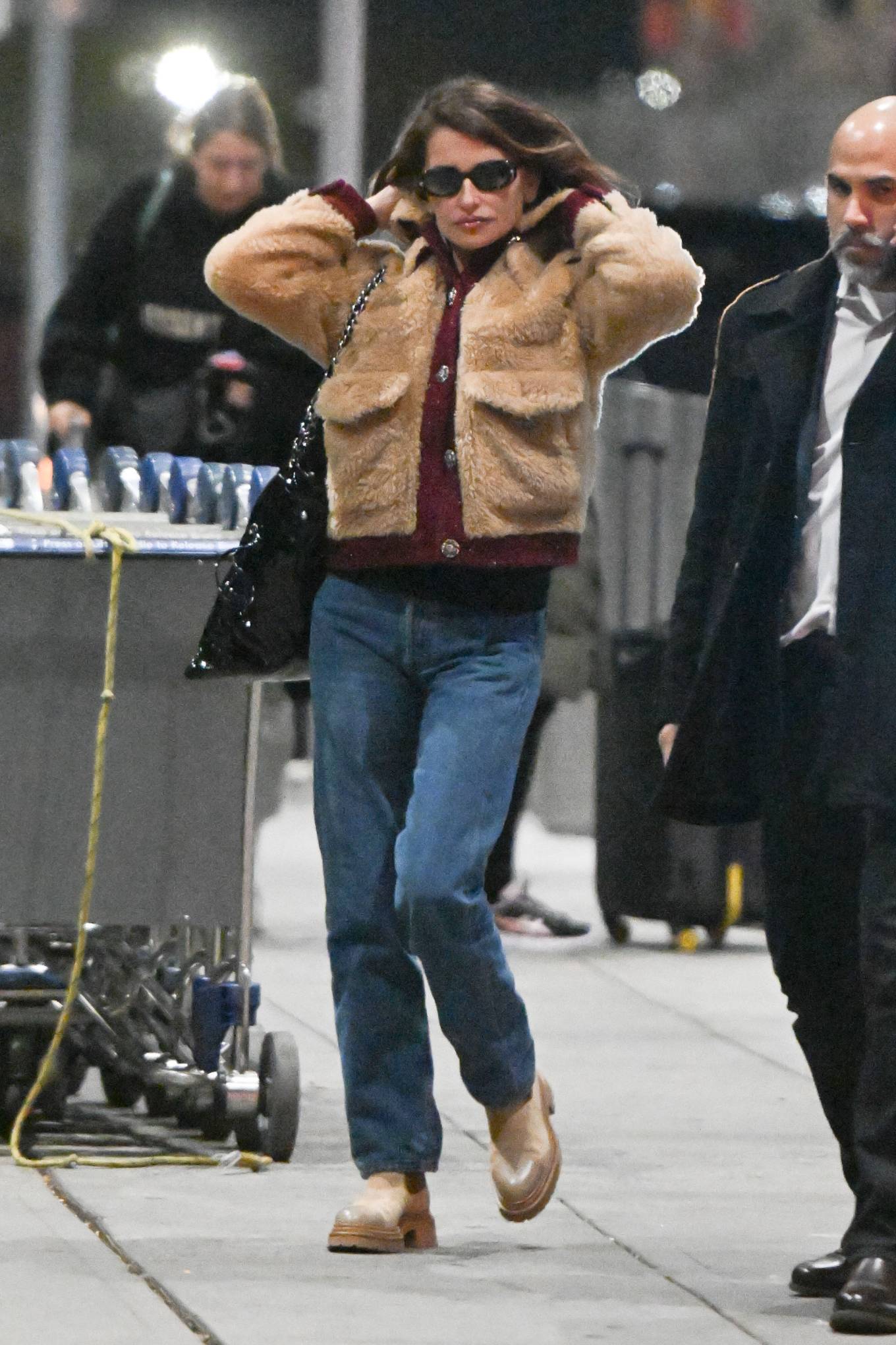 Penelope Cruz - Seen at JFK airport