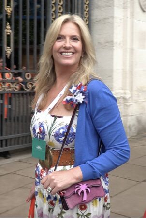 Penny Lancaster - Queen Elizabeth's Platinum Jubilee Pageant held at Buckingham Palace