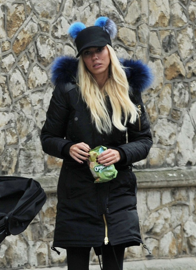 Petra Stunt out and about in London
