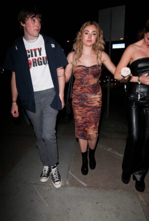 Peyton List - Spending Super Bowl eve at Drake's star-studded event in West Hollywood