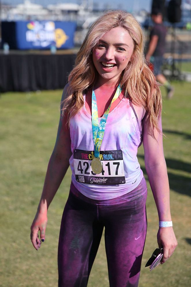 Peyton R List - The Color Run at Waterfront Park in San Diego