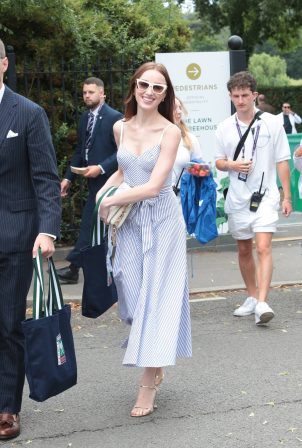 Phoebe Dynevor - Attends Wimbledon Tennis Championships 2023 in London