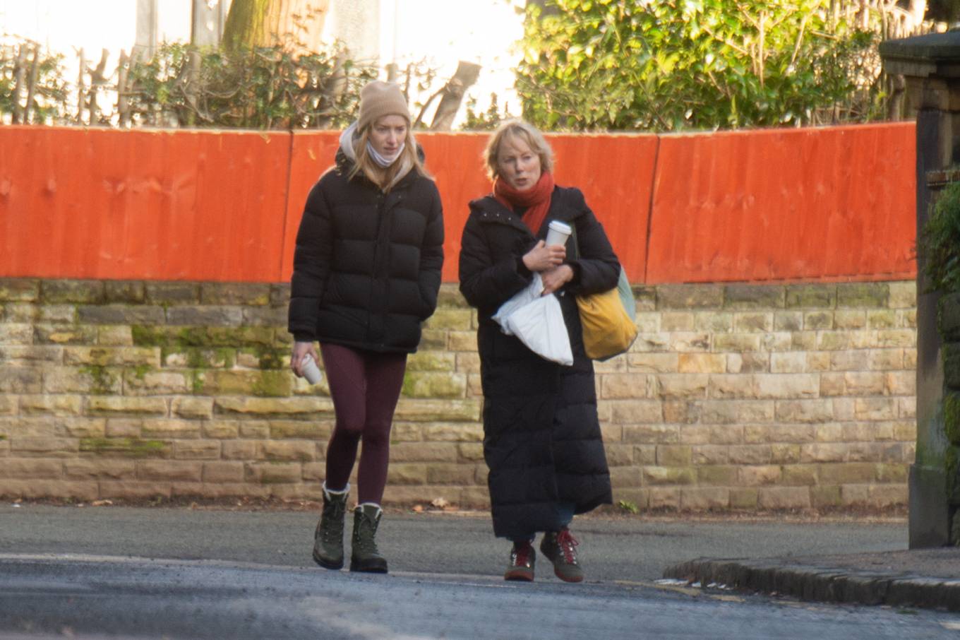 Phoebe Dynevor With Her Mother Sally Dynevor In Manchester Gotceleb