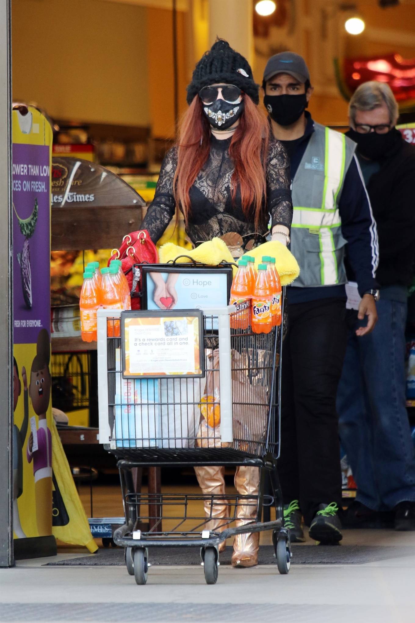 Phoebe Price –  posing at Ralph’s in Los Angeles