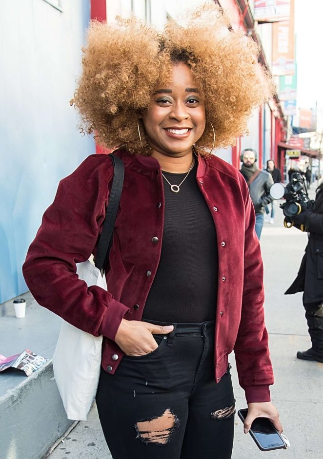 Phoebe Robinson - Arrives at Creatures of Comfort Show in New York