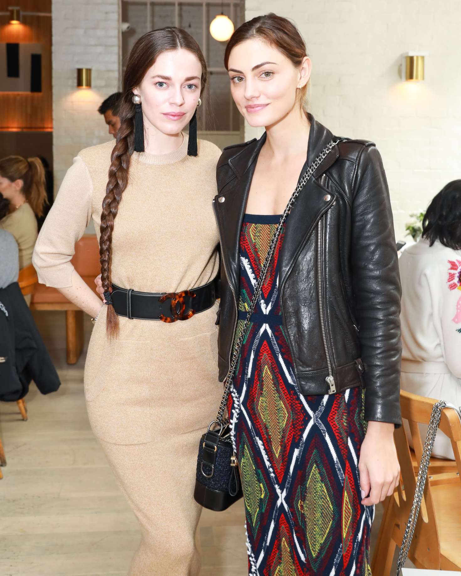 Phoebe Tonkin and Hailey Gates - Barrie's Friendsgiving Lunch hosted by Laure Heriard Dubreuil in NY