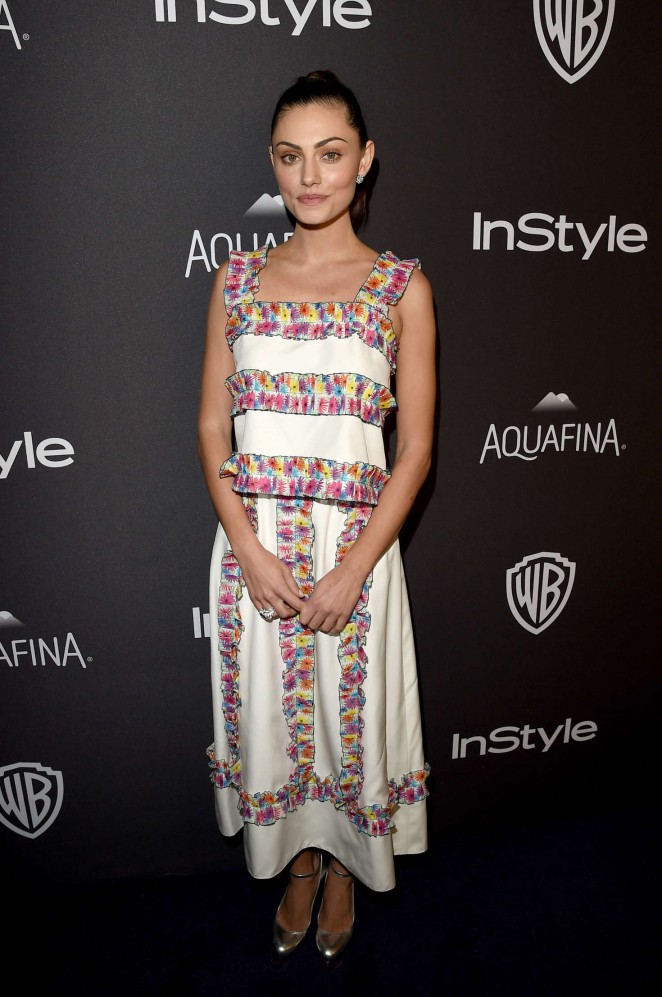 Phoebe Tonkin - InStyle and Warner Bros 2016 Golden Globe Awards Post-Party in Beverly Hills