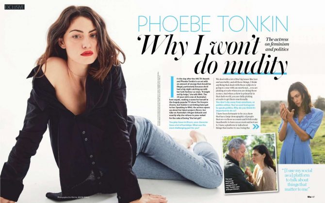 Phoebe Tonkin - Who Magazine (January 2019)