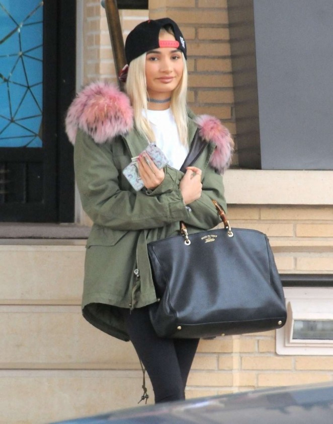Pia Mia Goes Shopping in Beverly Hills