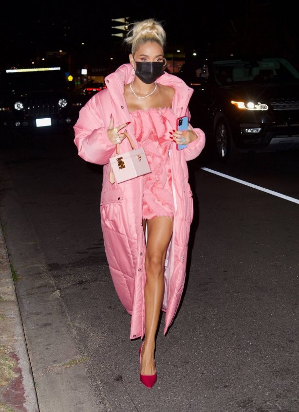 Pia Mia - In all pink at The Nice Guy in Hollywood