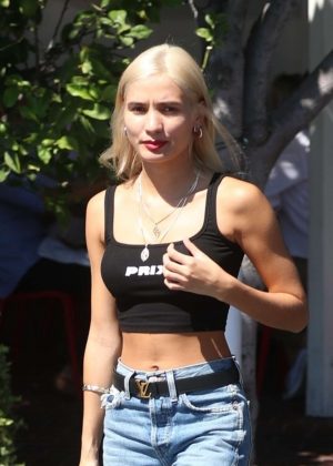 Pia Mia Perez at Fred Segal in West Hollywood