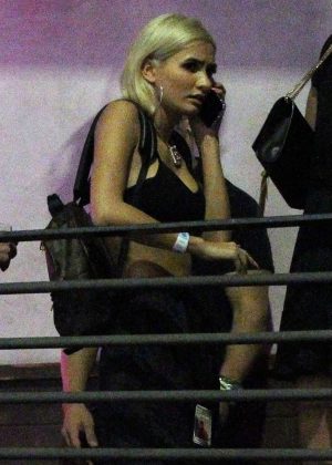 Pia Mia Perez - Night out at Hyde in West Hollywood